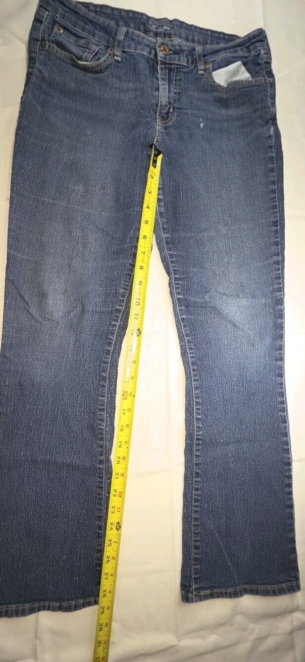 Levi Strauss Signature Women's Jeans, Size 14 M, Blue, Modern Boot Cut Sku 193